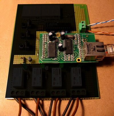 Ethernet temperature sensor demo