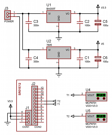 Ethernet to Analog Schematic