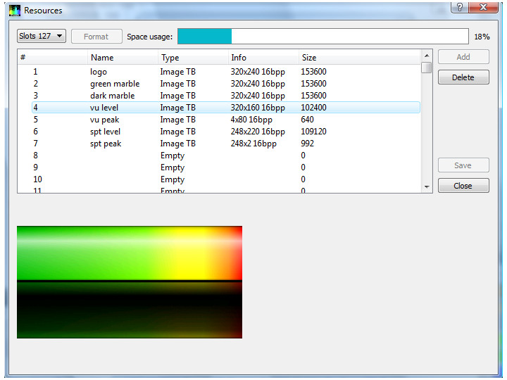 EVOR04 Oscilloscope VU meter Color LCD touchscreen audio spectrum analyzer